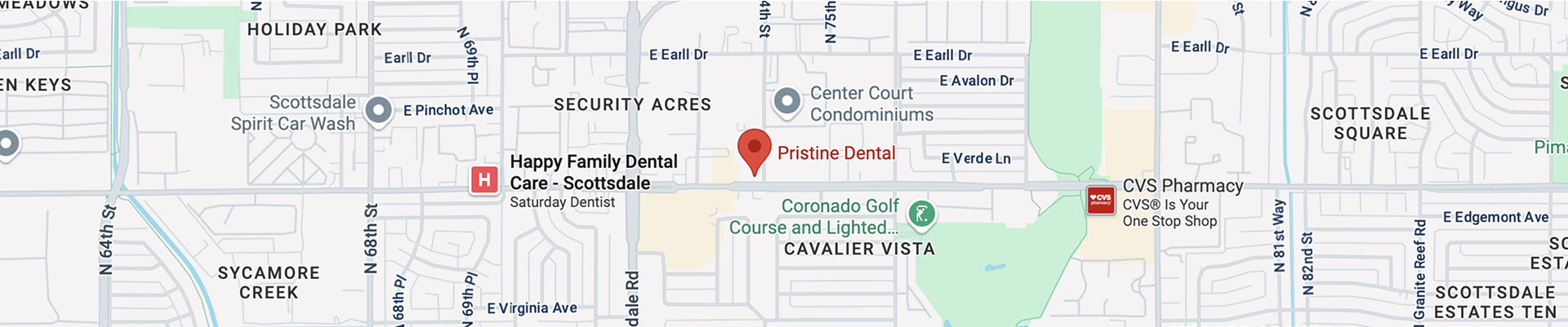 Pristine Dental on a map