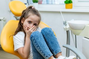 child nervous about dentist